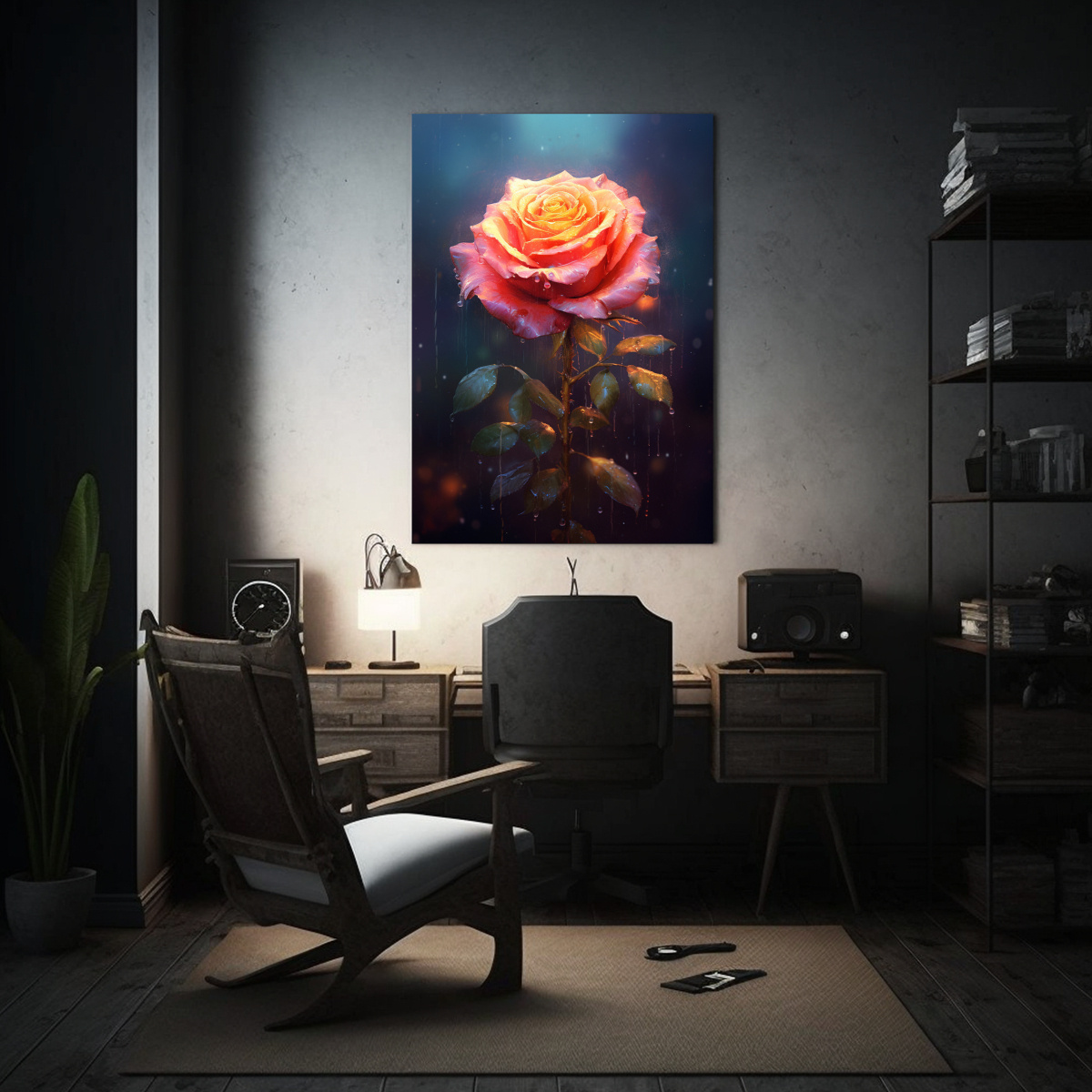 CUADRO DE DECORACIÓN ESTILO THOMAS KINKADE DE 40X60 CM - 2