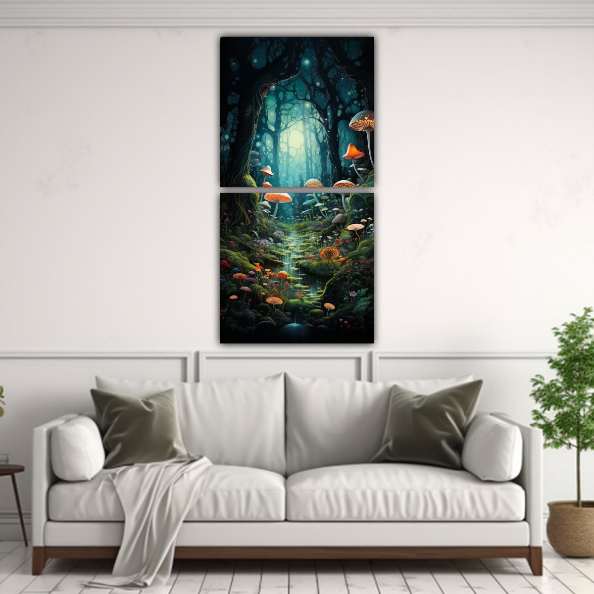 PINTURAS DECORATIVAS DE LA MISTERIOSA VIDA DEL 80X160 CM - 2