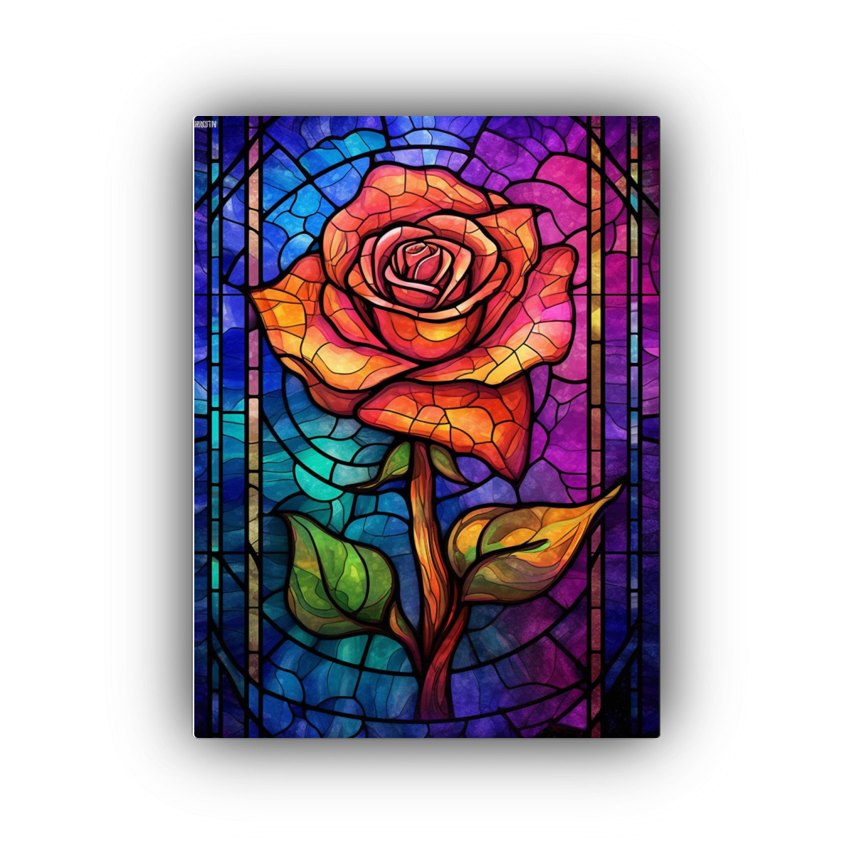 PINTURA DECORATIVA DE LIENZO CON DELICADAS 30X40 CM - 1