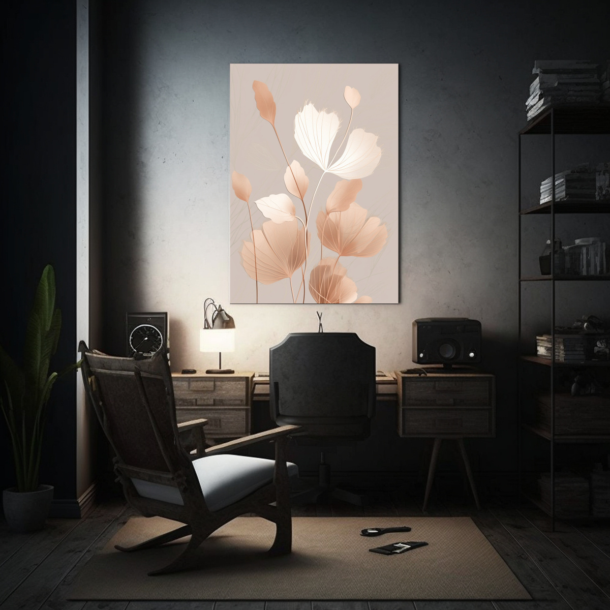 CUADRO DECORATIVO ESTILO ESCANDINAVO MINIMALISTA 30X40 CM - 2