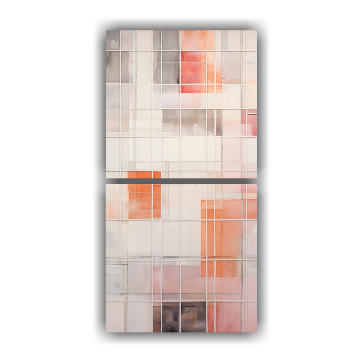 CUADROS DECORATIVOS DE LÍNEAS DE VISIÓN EN 50X100 CM - 1