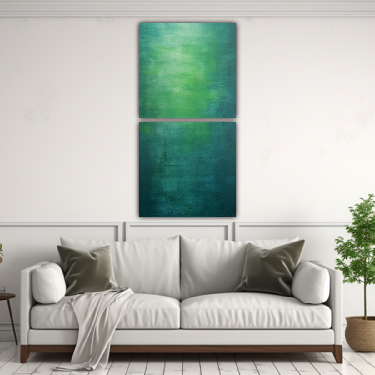 PINTURA DE MARK ROTHKO EN BASTIDOR QUE EXPRESA 20X40 CM - 2