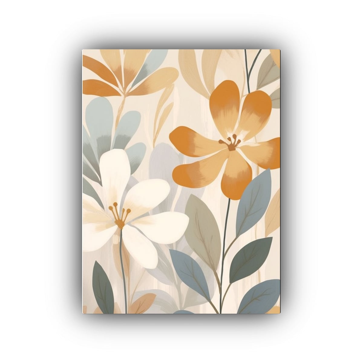 PINTURA DE DECORACIÓN INSPIRADA EN LA DELICADA Y 50X75 CM - 1