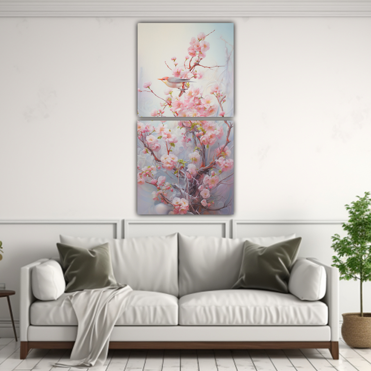 PINTURAS ABSTRACTAS DE LA ÉPOCA DELICADOS 60X120 CM - 2