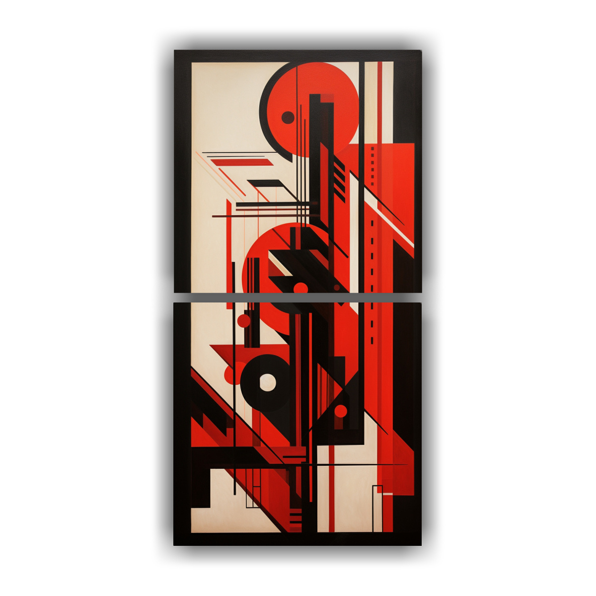 CUADRO LIENZOS TELA INSPIRACIÓN ABSTRACTA ESTILO 70X140 CM - 1