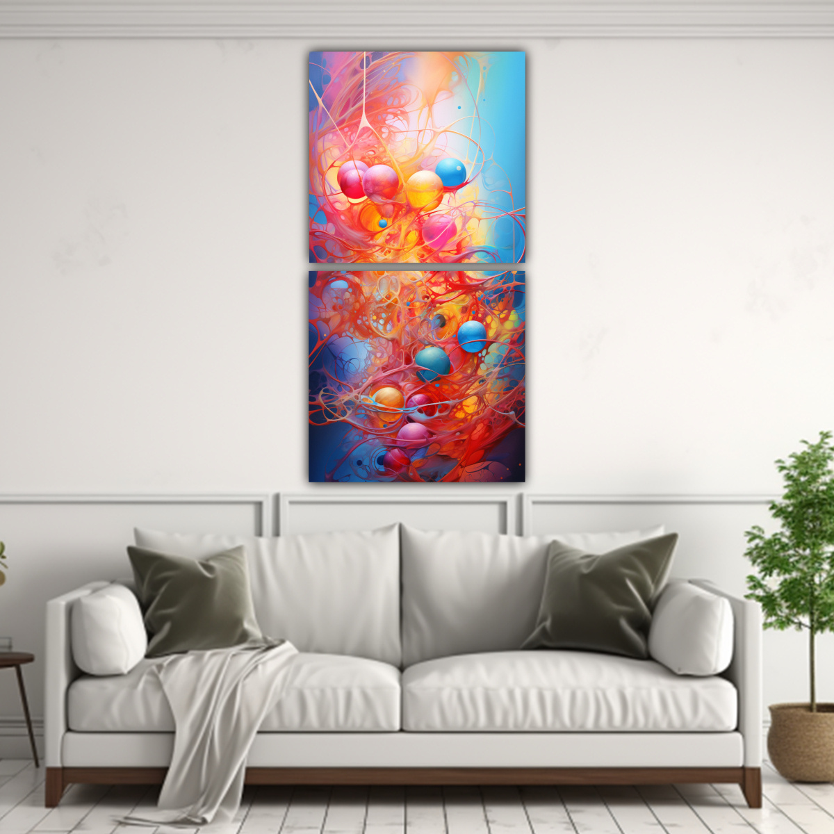 CUADROS DECORATIVOS INTENSO REPRESENTACIÓN 80X160 CM - 2