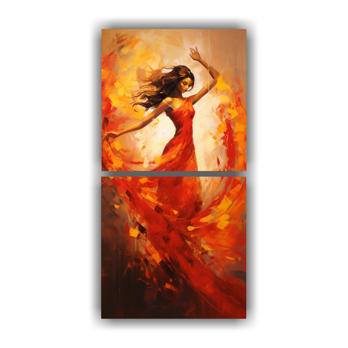 ARTE ACUARELA: LA VIBRANTE ELECTRICIDAD DE UN 20X40 CM - 1