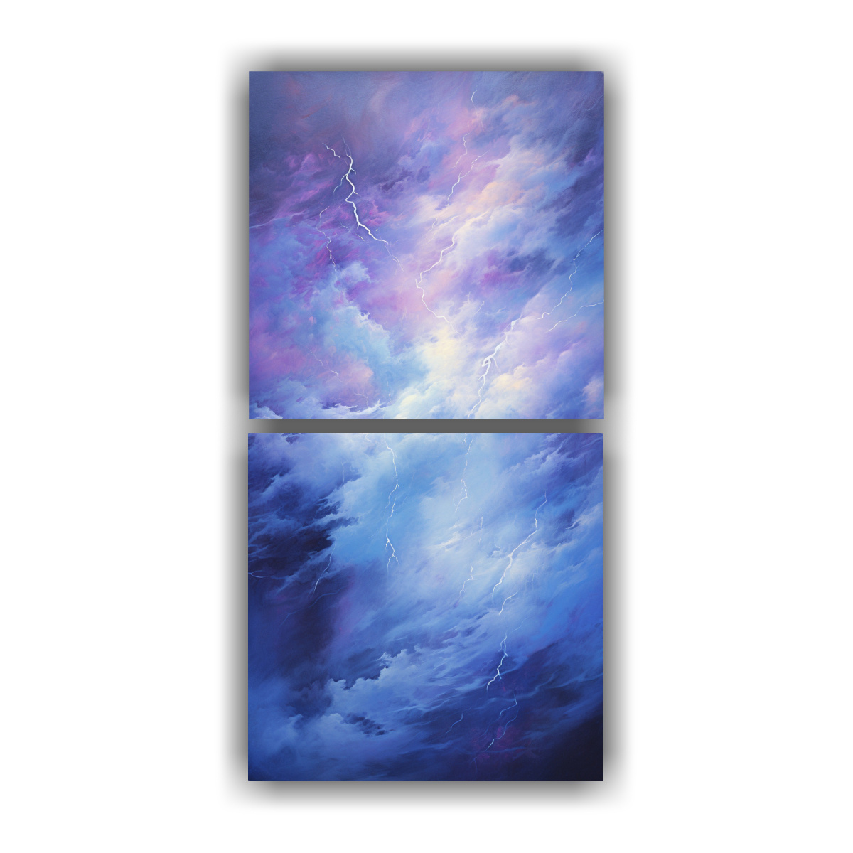 PINTURA DECORATIVA VISIÓN ABSTRACTA DE LA 70X140 CM - 1