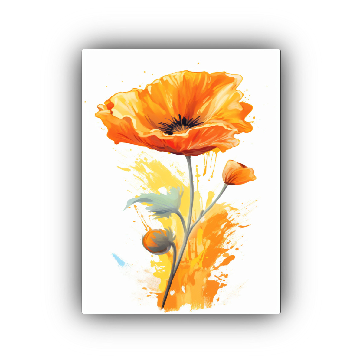 CUADRO LIENZO ARTE PARED FORMA CREATIVIDAD 80X120 CM - 1
