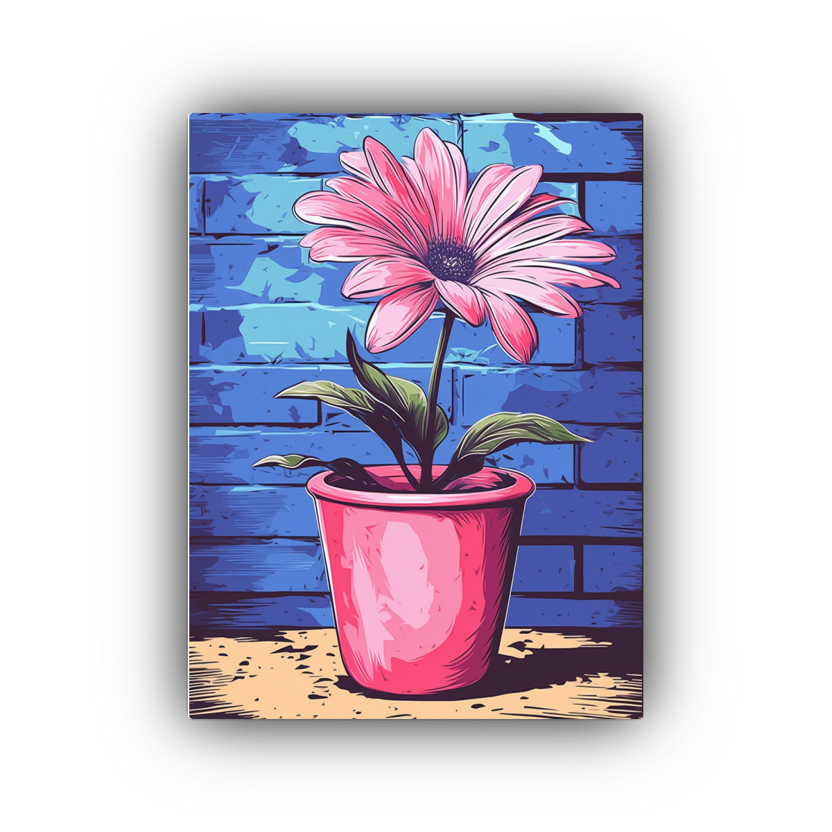 CUADRO DECORATIVO CANVA DISEÑO RESISTENTE ROSS 30X40 CM - 1