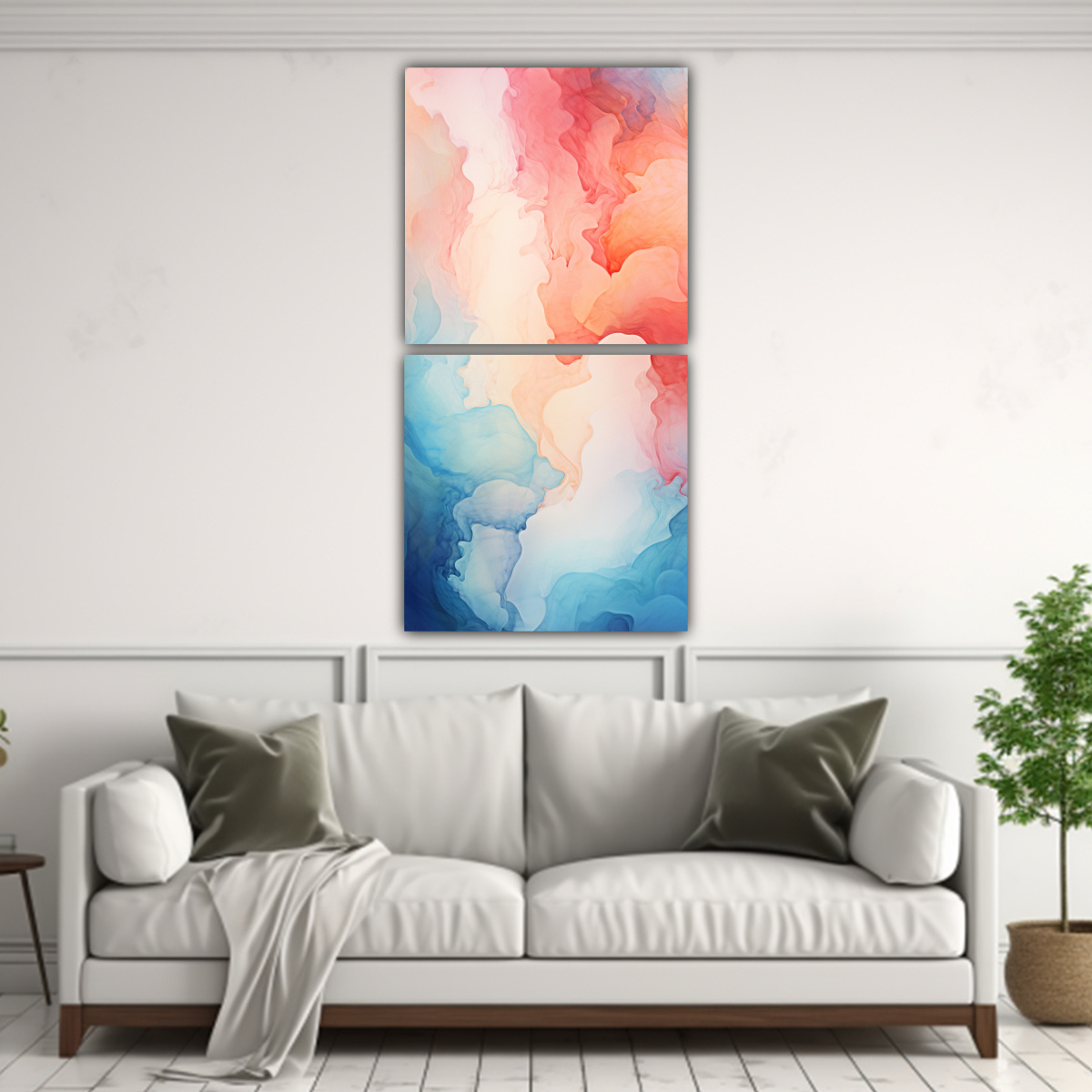 PINTURAS DECORATIVAS INSPIRADAS EN LA 60X120 CM - 2