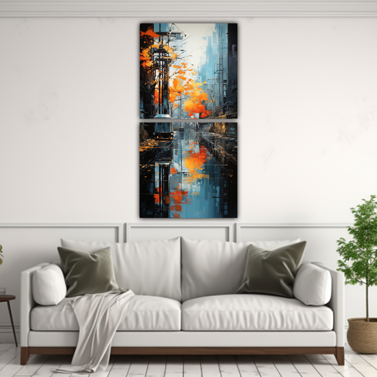PINTURAS DECORATIVAS MODERNAS DE FIGURAS 30X60 CM - 2