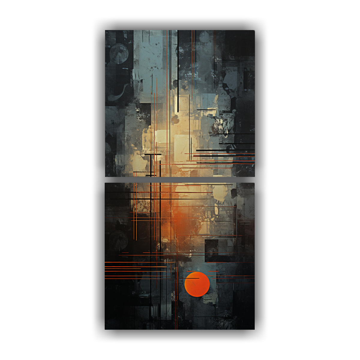 FONDO ABSTRACTO ESTILO LIENZO MODERNO CLÁSICO 70X140 CM - 1