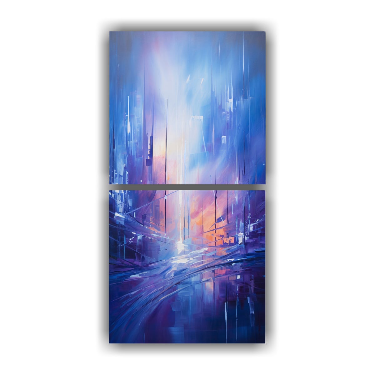 PINTURAS DECORATIVAS ABSTRACTAS DE INSPIRACIÓN 80X160 CM - 1