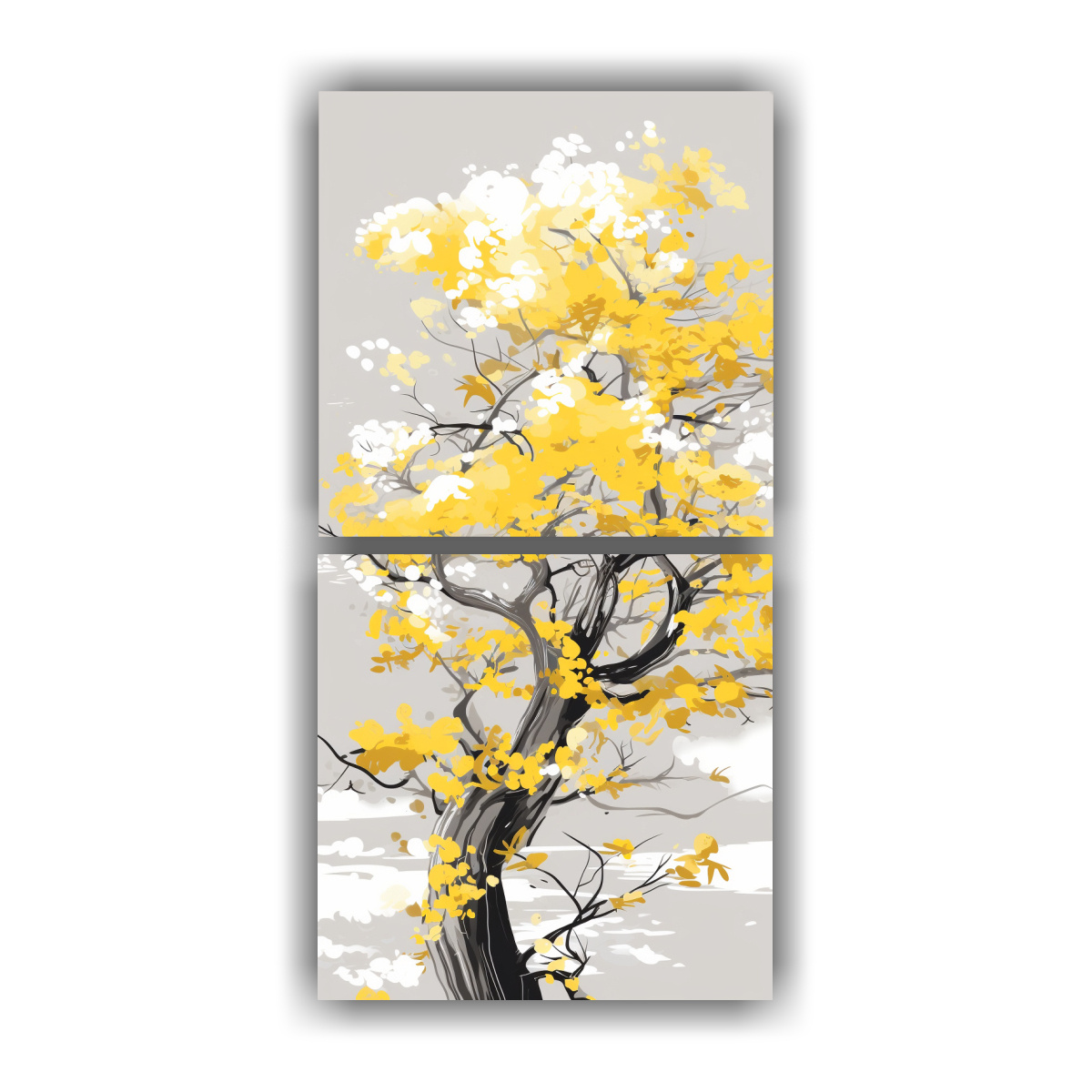 CUADROS CUADRO RESISTENTES A ROBLE AMARILLO Y 50X100 CM - 1