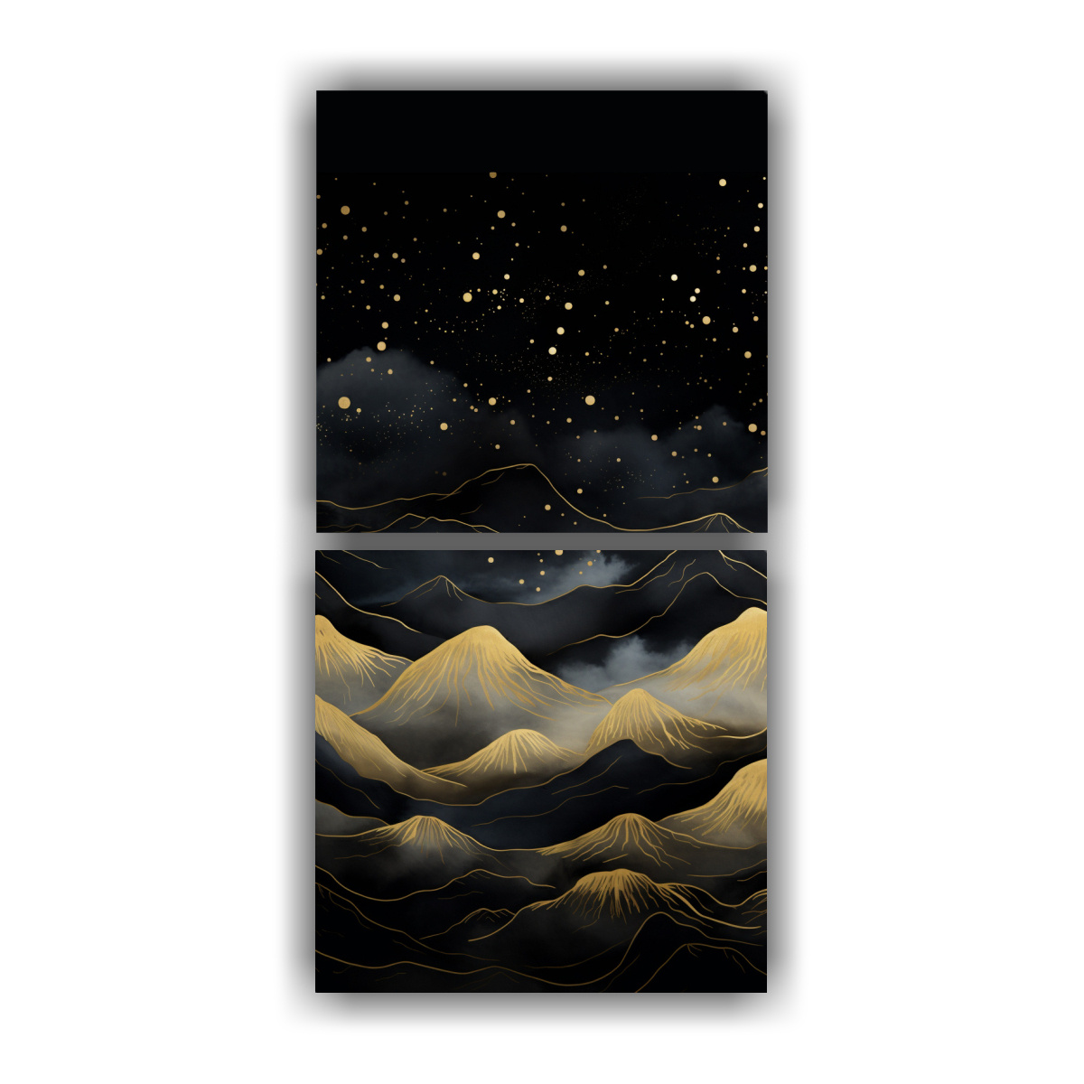 EQUILIBRIO VISUAL PAISAJE DE MONTAÑA CON ESTILO 50X100 CM - 1