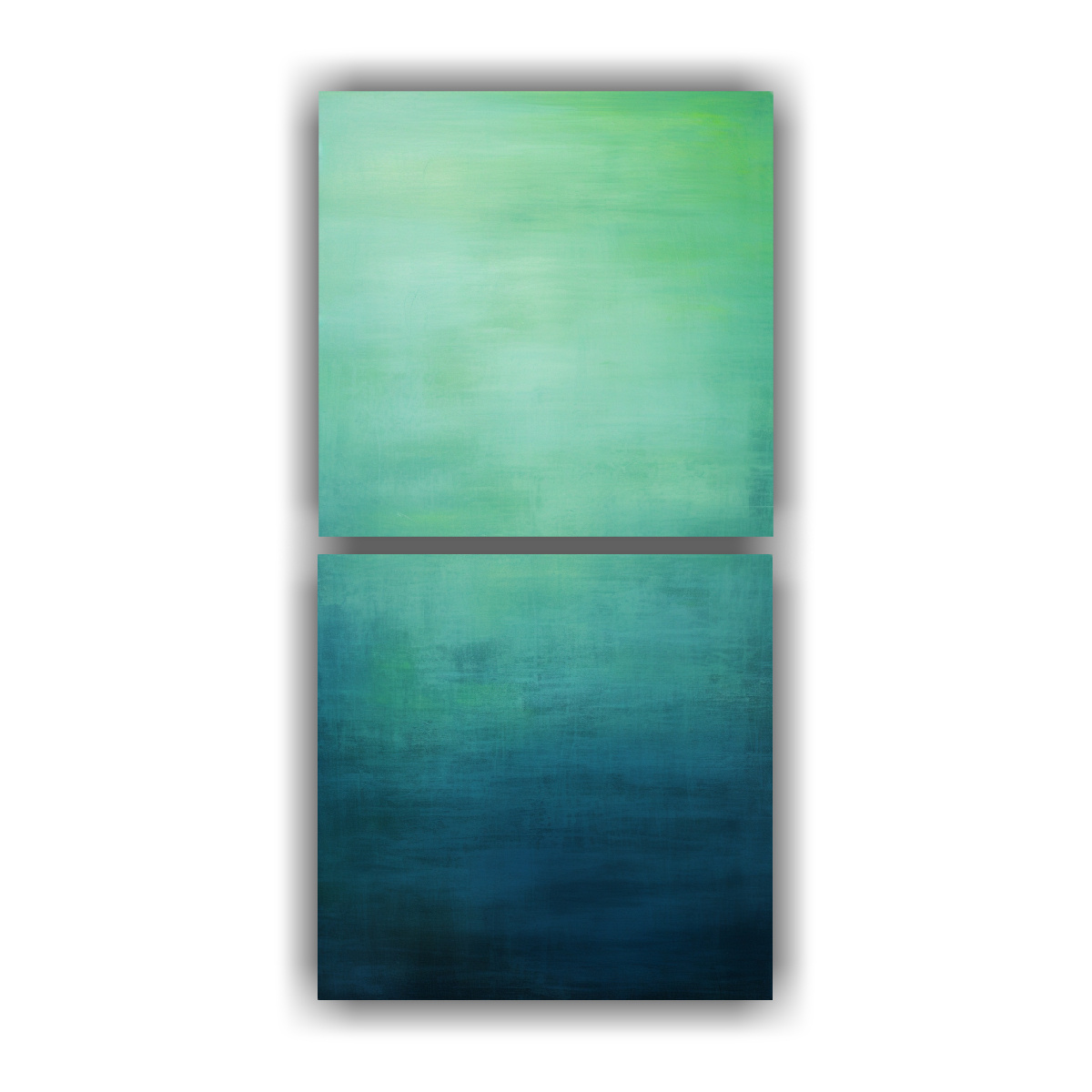 PINTURA ESTÉTICA DE DOS CUADROS INSPIRADA EN 50X100 CM - 1
