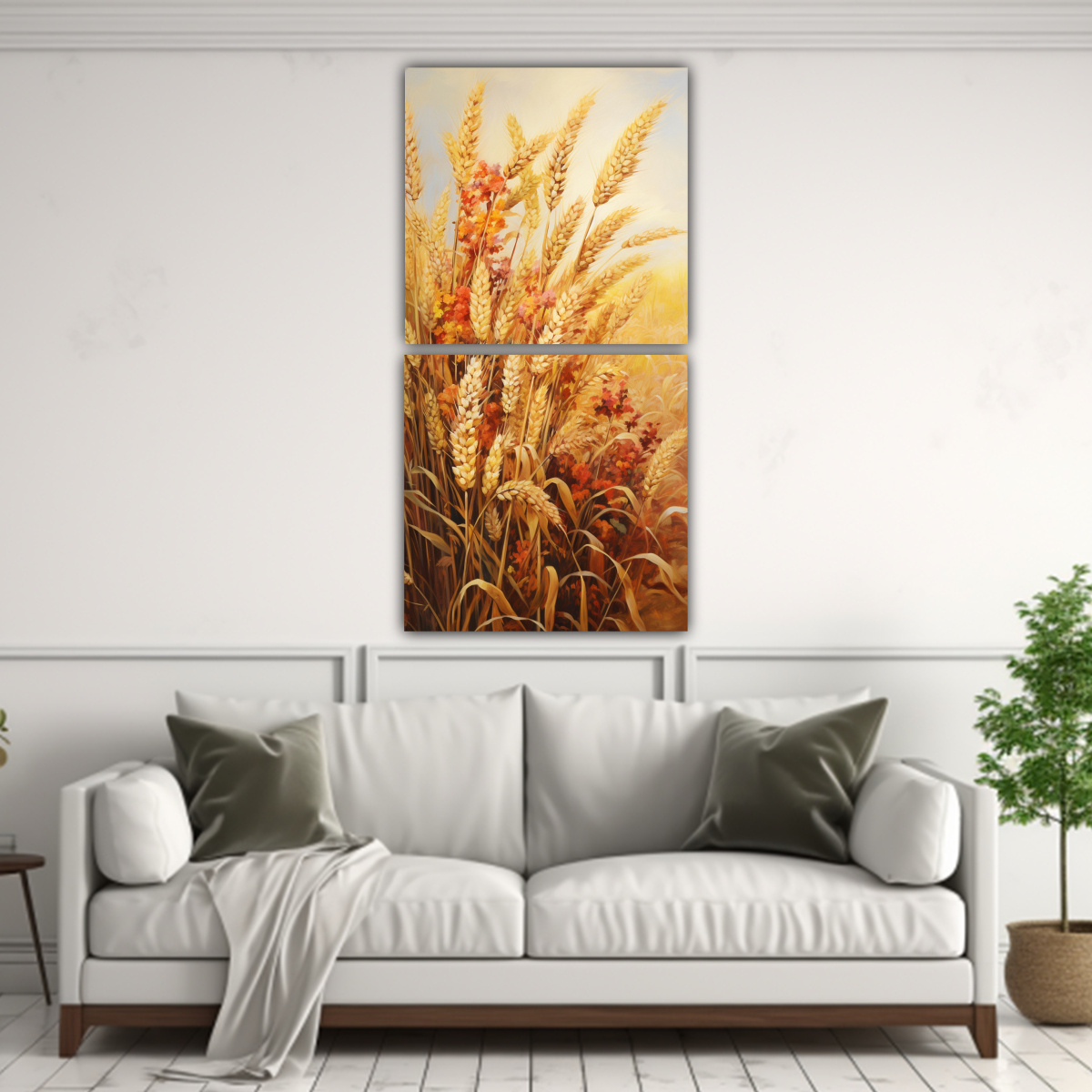 PINTURAS ABSTRACTAS DE ALTA CALIDAD ESTILO ÓLEO, 80X160 CM - 2