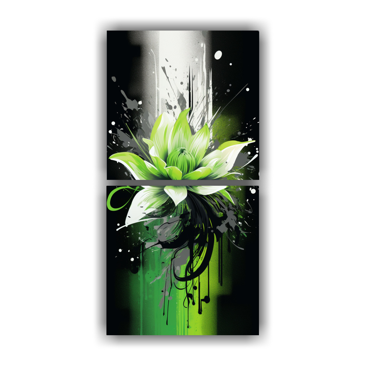 ARTE DE PARED NEONOIR EN TELA CANVAS, ESTILO 50X100 CM - 1