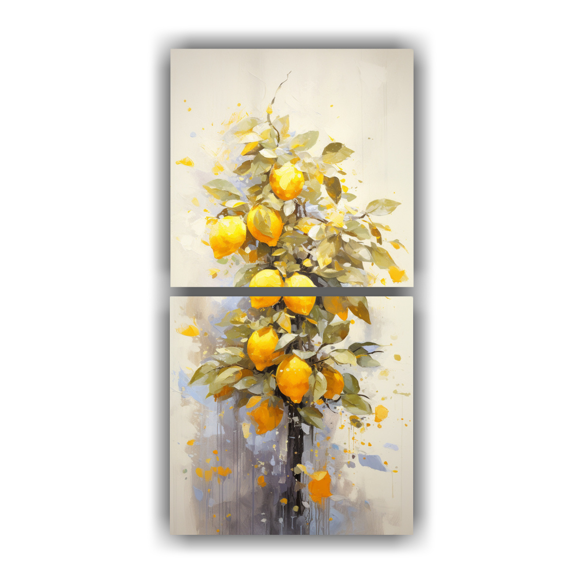 REGALO ARTES HERMOSO: CUADRO ABSTRACTO ÁRBOL DE 40X80 CM - 1
