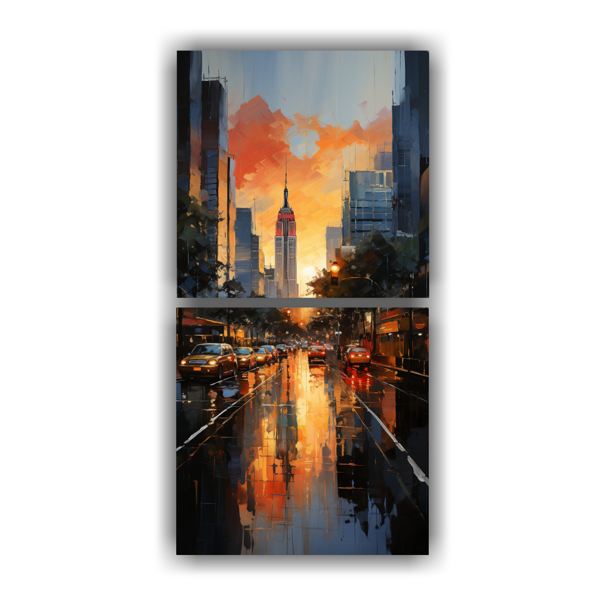 PINTURAS DECORATIVAS INSPIRADAS EN LA QUINTA 70X140 CM - 1