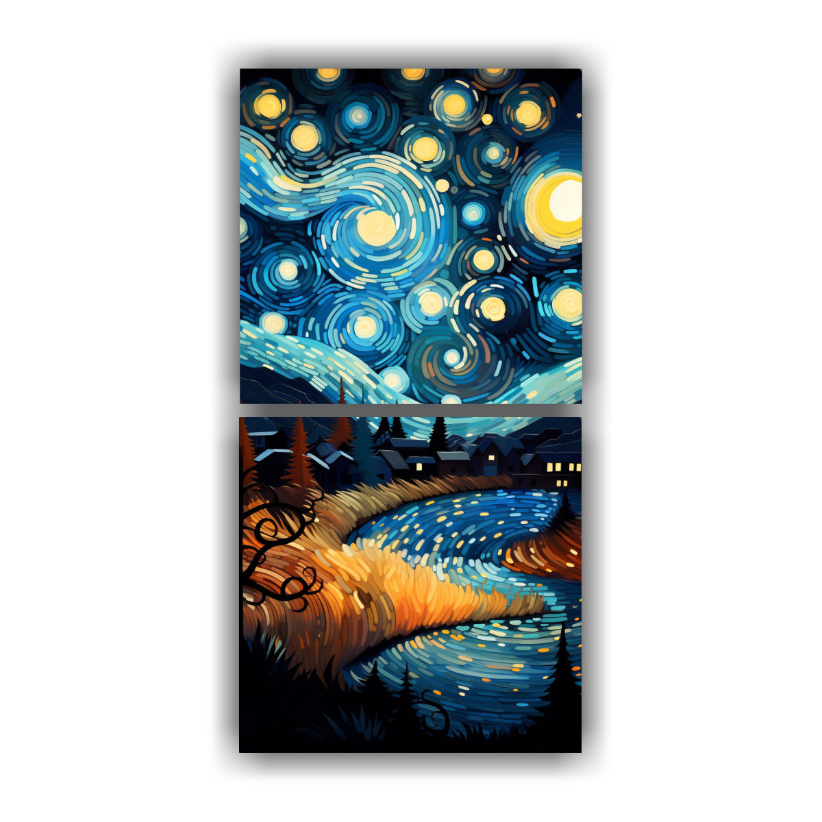 LIENZOS TEMA DIMENSIONES ABSTRACT 60X120 CM - 1