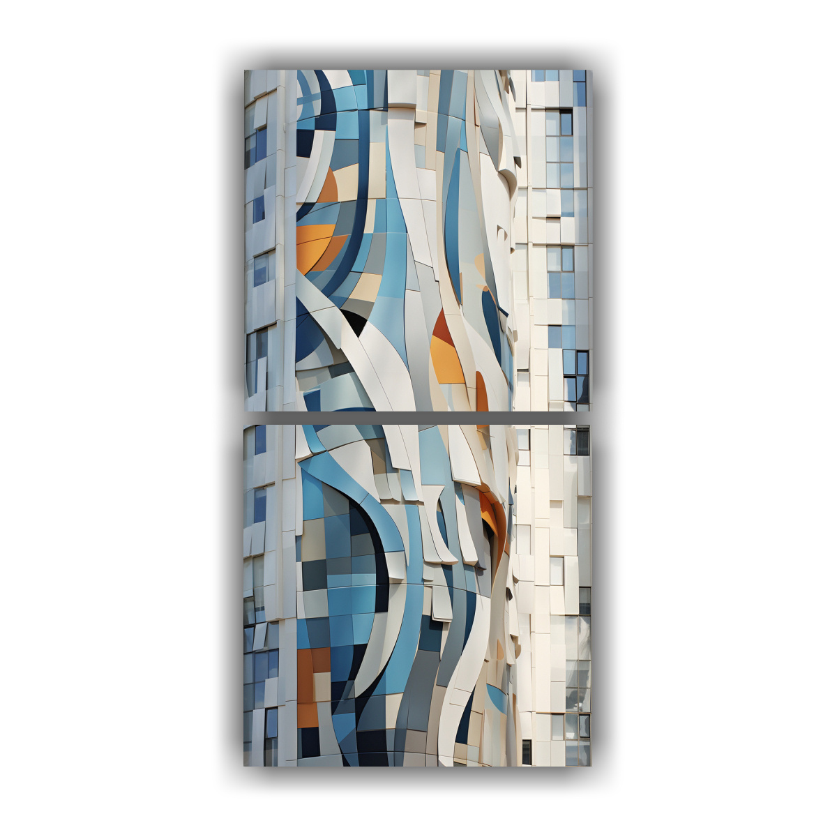 COMPOSICIÓN ORIGINAL DE MOSAICO ESTILO MODERNO 80X160 CM - 1