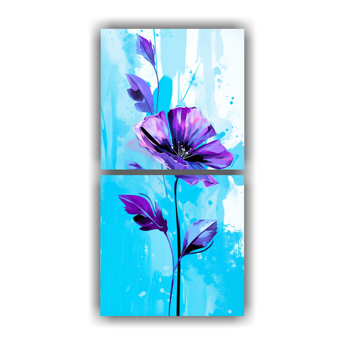 PINTURAS DECORATIVAS INSPIRADAS EN EL ARTE FINO 40X80 CM - 1