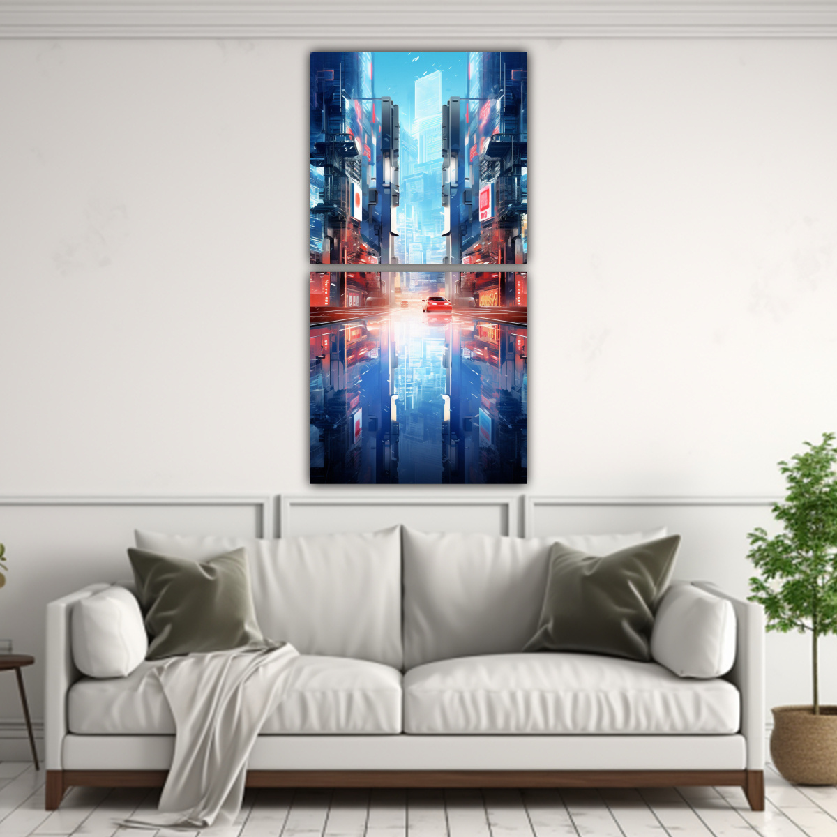 PINTURAS DECORATIVAS DE FANTASÍA ABSTRACTA DE 80X160 CM - 2