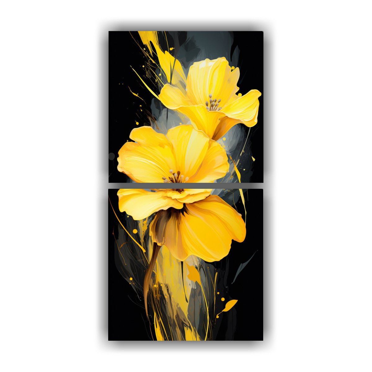 CUADRO DECORATIVO CON ESTILO NEONOIR Y COLORES 30X60 CM - 1