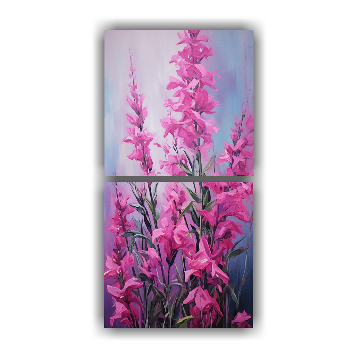 PINTURA ABSTRACTA DE FIREWEED HERBS EN ACEITE 50X100 CM - 1