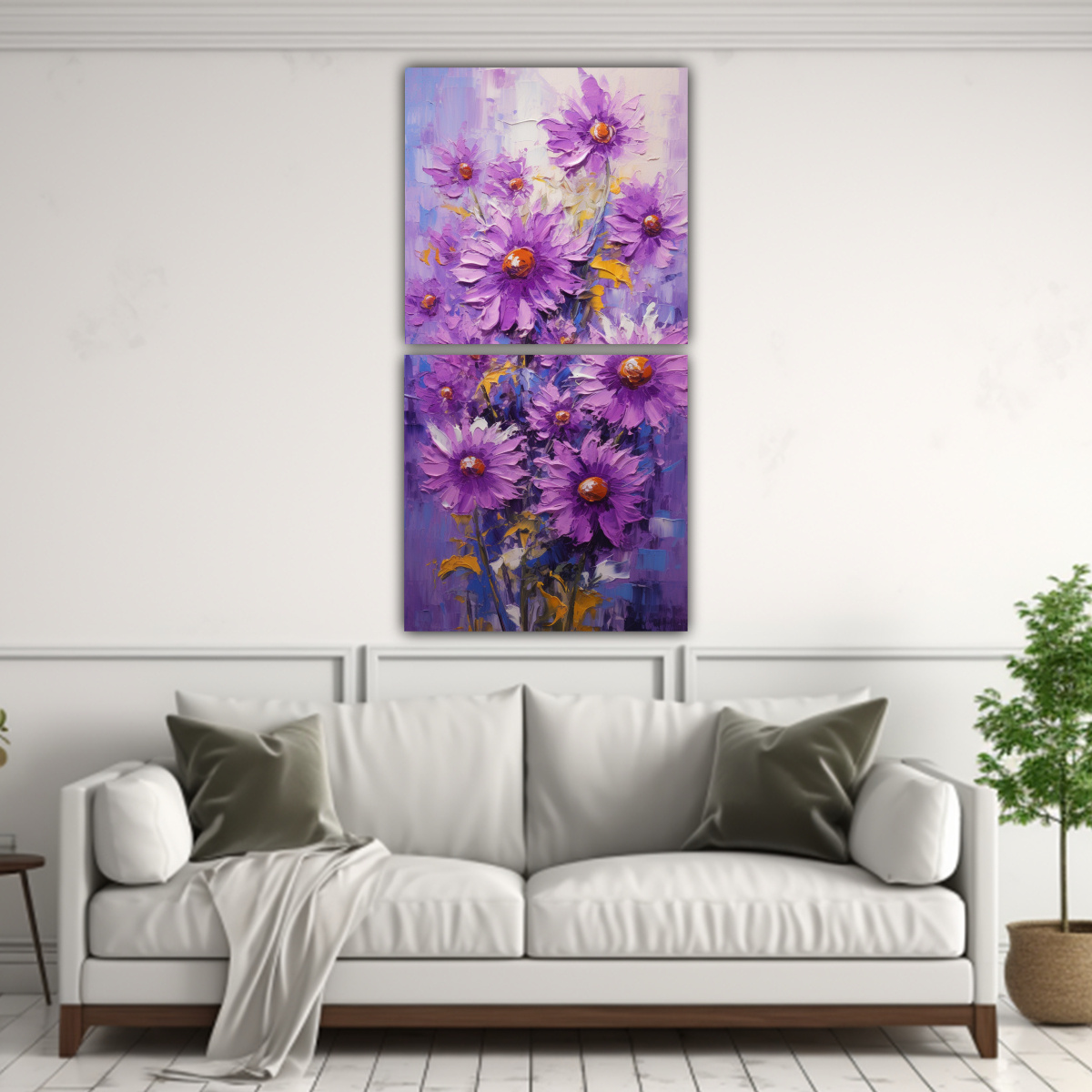 PINTURA EN LIENZO ESTILO 2 BELLAS ARTES HERMOSO 20X40 CM - 2