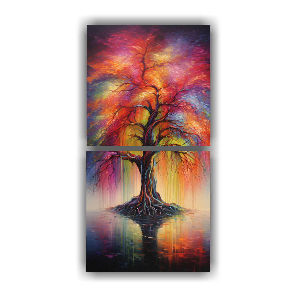 CUADRO VANGUARDIA NATURALEZA VIVA A WILLOW TREE 50X100 CM - 1