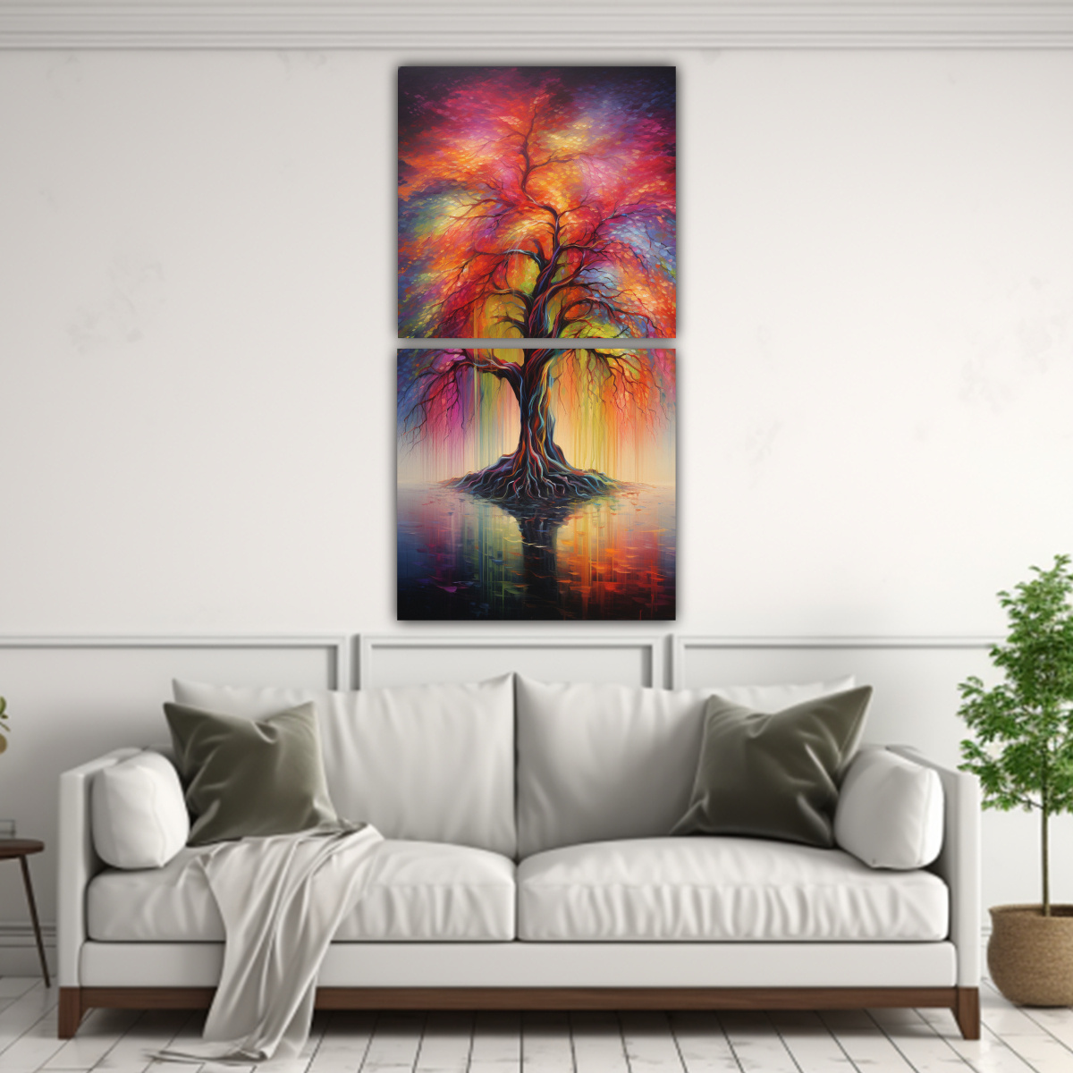CUADRO VANGUARDIA NATURALEZA VIVA A WILLOW TREE 50X100 CM - 2