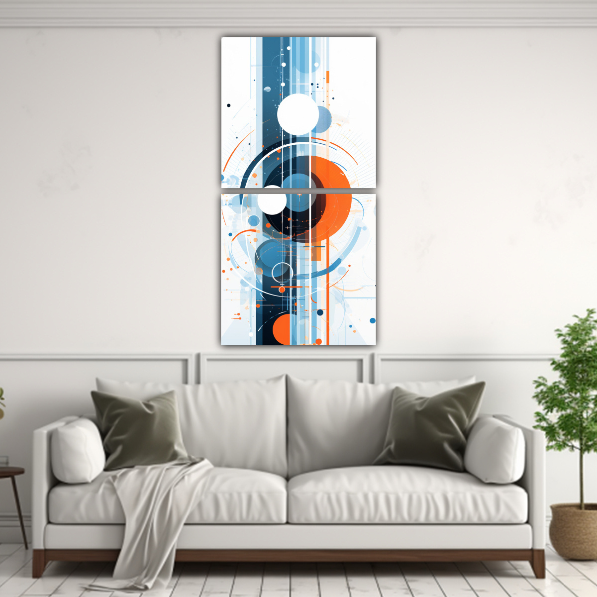 PINTURAS DECORATIVAS DE ARTE ABSTRACTO ATMJD87953 40X80 CM - 2