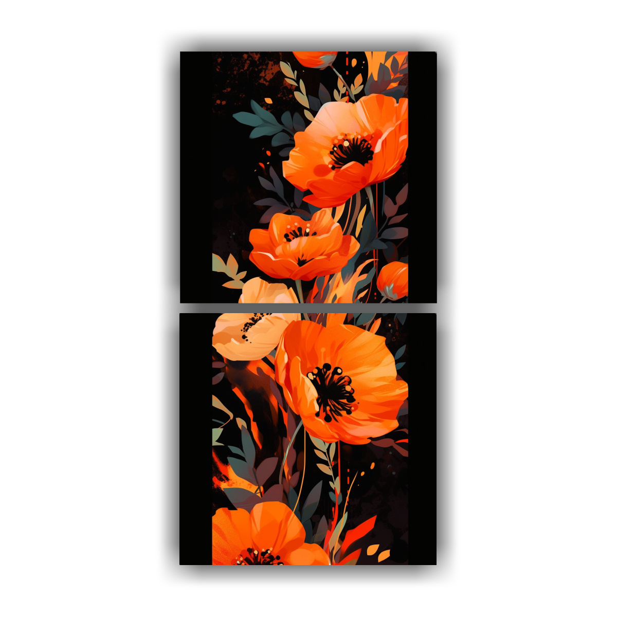 PINTURAS DECORATIVAS EN ESTILO NEONOIR EN TEMA 30X60 CM - 1