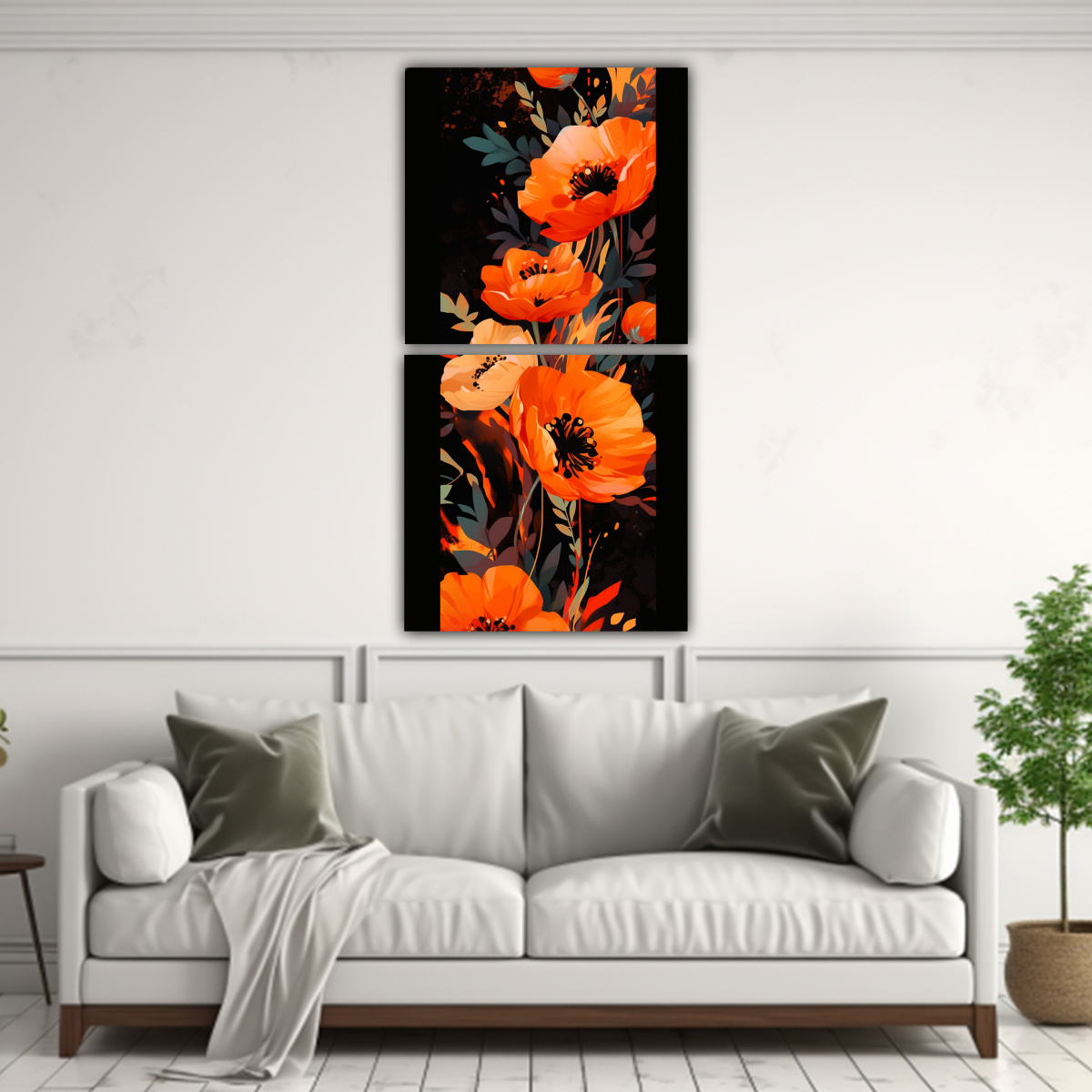 PINTURAS DECORATIVAS EN ESTILO NEONOIR EN TEMA 30X60 CM - 2