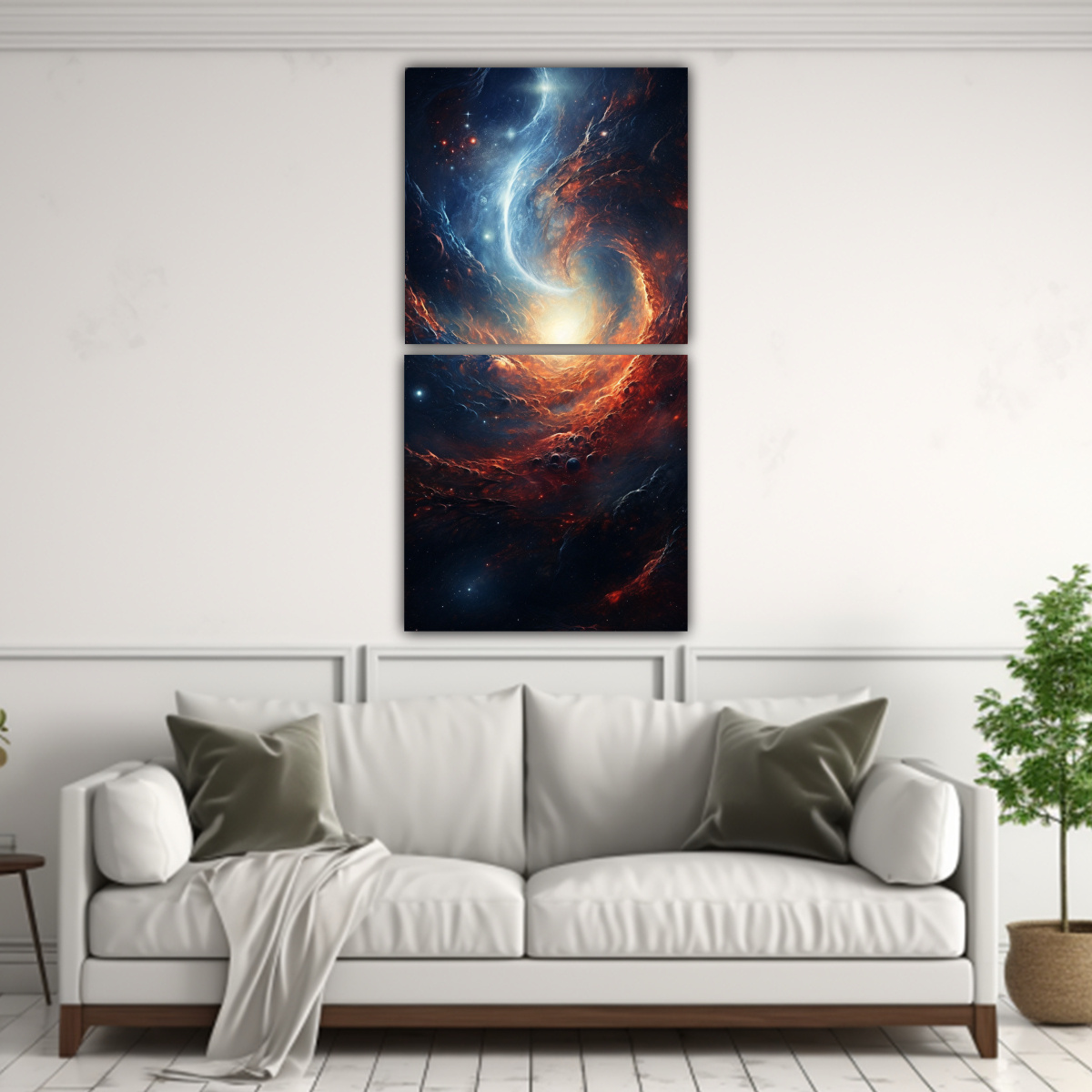 PINTURAS DECORATIVAS DE PATRÓN INTENSO QUE 40X80 CM - 2