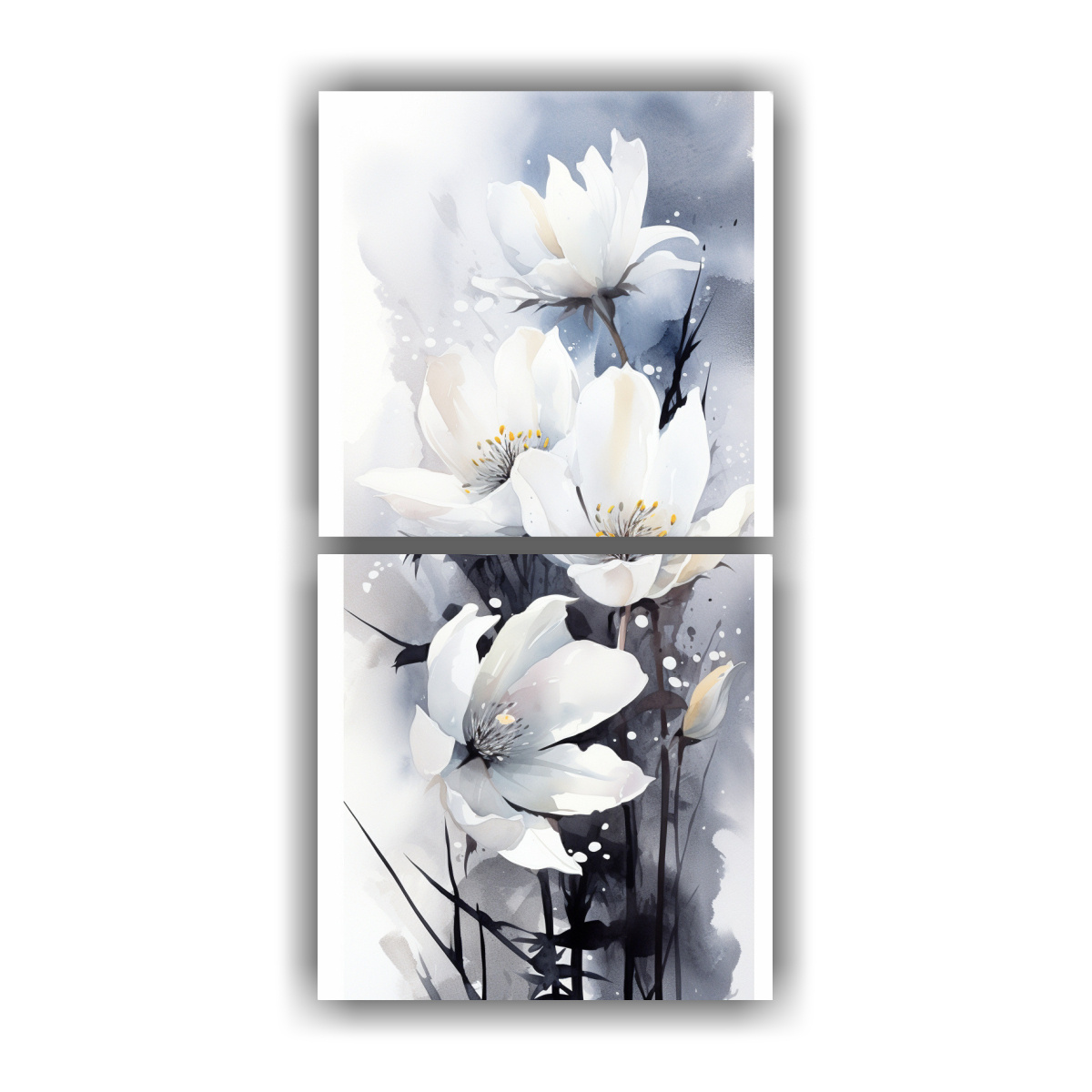 PINTURA TELA CANVAS PERSONALIDAD FLORES PARA 50X100 CM - 1
