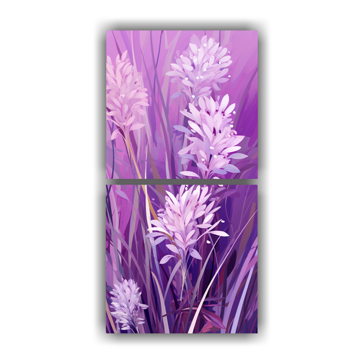 ESTILO ÓLEO DE HIERBAS DE LIMONCILLO EN COLORES 50X100 CM - 1