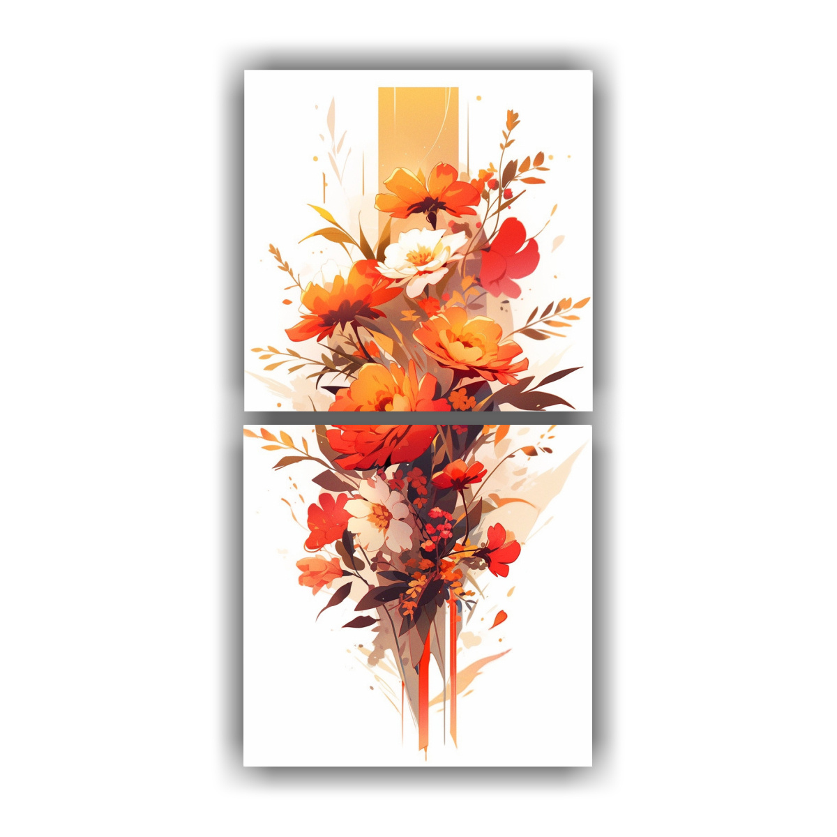 PINTURA DECORATIVA EN ESTILO NEONOIR DE ARMONÍA 30X60 CM - 1