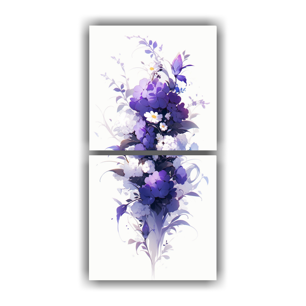 LIENZOS FINAS LÍNEAS FANTASÍA PÚRPURA Y 80X160 CM - 1