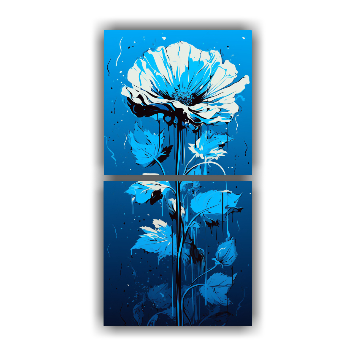 PINTURAS DE DECORACIÓN EN ESTILO NEONOIR, 20X40 CM - 1