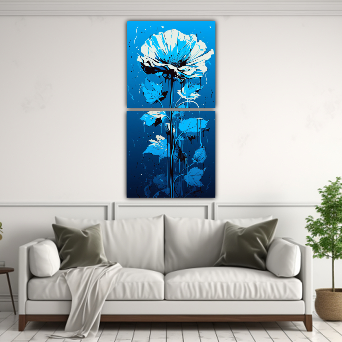 PINTURAS DE DECORACIÓN EN ESTILO NEONOIR, 20X40 CM - 2