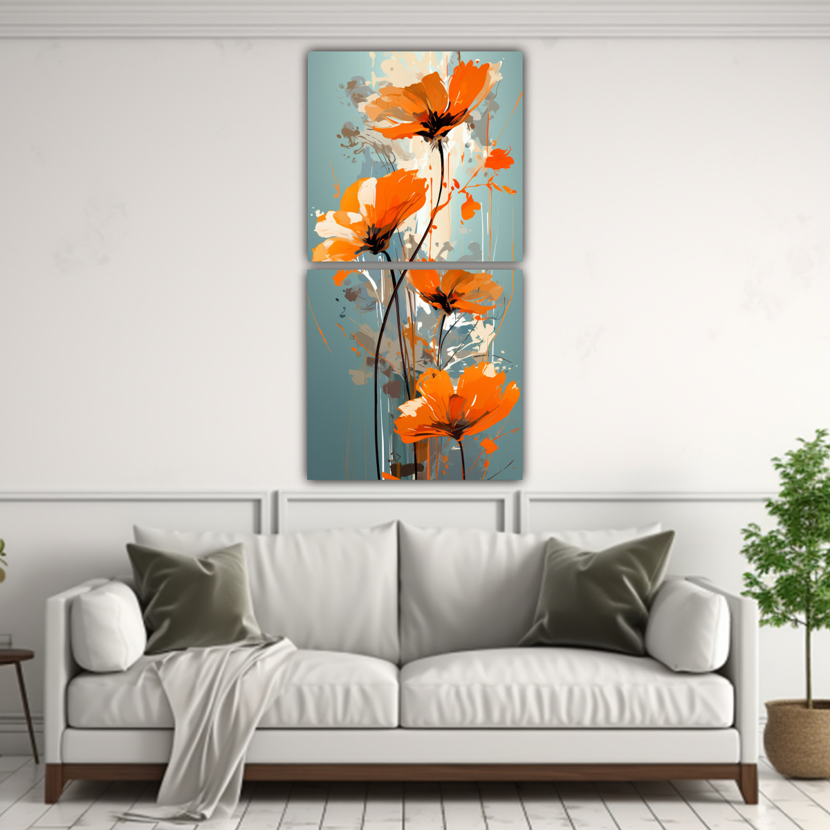 PINTURAS DECORATIVAS ESTILO NEONOIR AMBIENTE 80X160 CM - 2