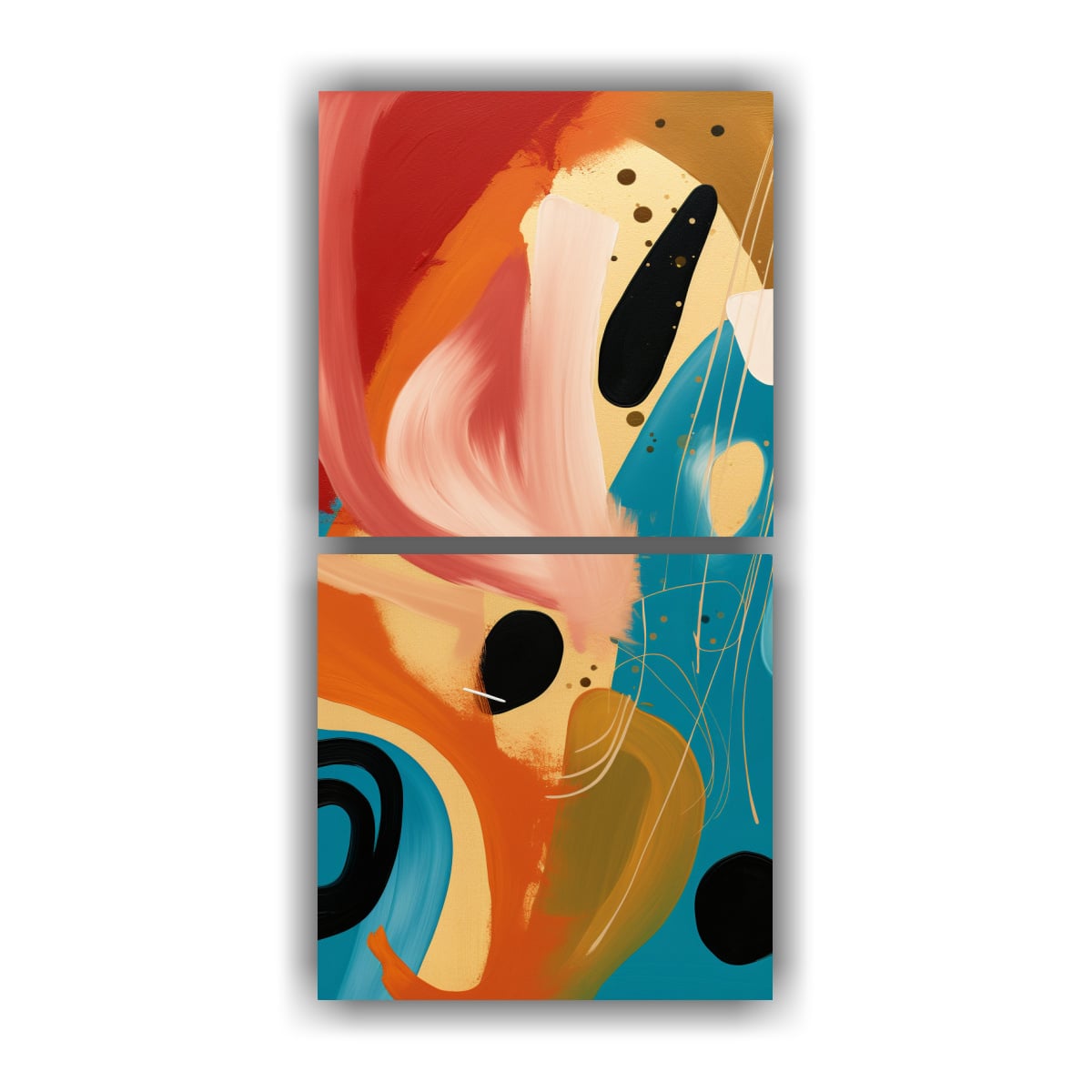 DOS ARTES ESPECTACULAR SURREALISTA PARA 30X60 CM - 1