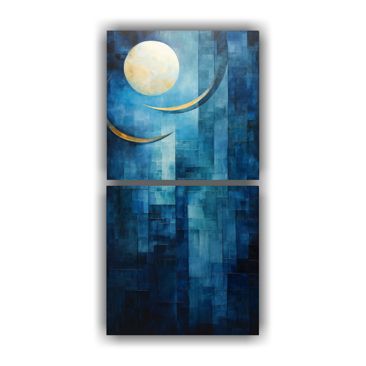 PINTURAS DECORATIVAS DE LIENZO INSPIRADAS EN LA 60X120 CM - 1