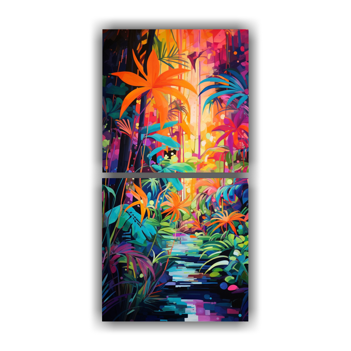 PINTURAS DE PARED MODERNAS EN ESTILO POP ART QUE 60X120 CM - 1