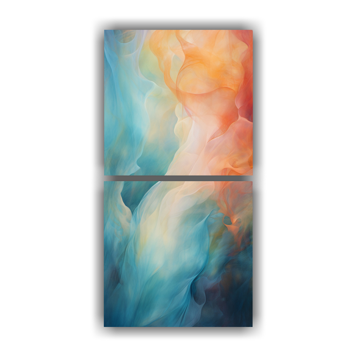 ARTES DE PARED ABSTRACTAS PATRÓN INTENSO DE 80X160 CM - 1