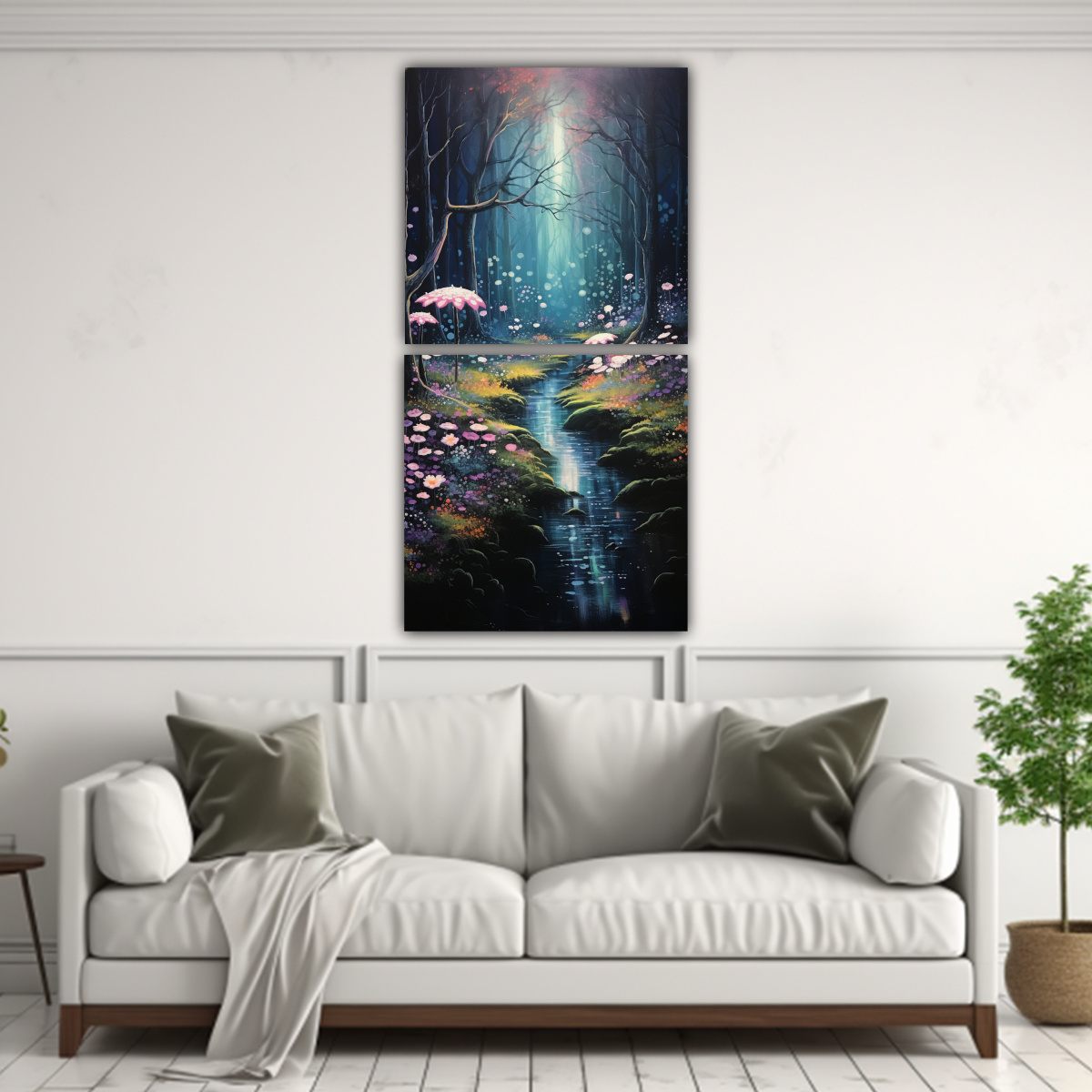 DECORACIÓN DE ENSUEÑO ENIGMÁTICA DE UN SUEÑO 50X100 CM - 2